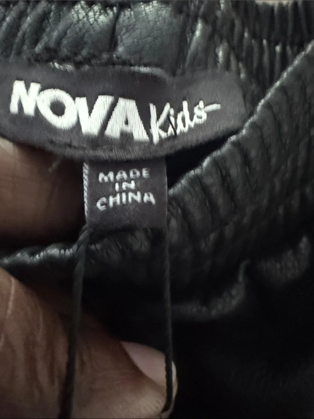 Fashion Nova Black Faux Leather Cargo Shorts